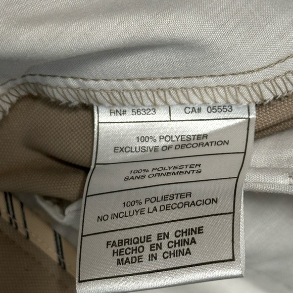 Men’s Nike 42 XL Golf Pleated Shorts Chino Khakis Khaki Tan Dri Fit Casual New - Picture 10 of 11